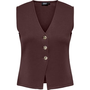 Only Onlnaomi s/l vest swt decadent chocolate/g