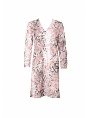 20 TO 20to dress v-hals snake 20to33 cipria