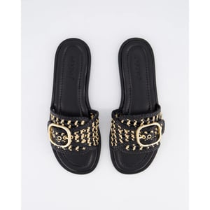 Gibaldi Dames bicolor woven slipper