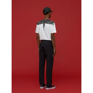 Marcelo Burlon Cross nylon cargo pants white
