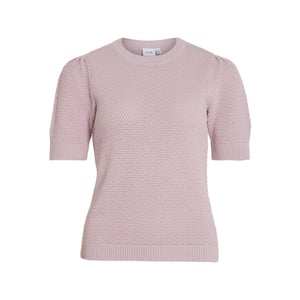Vila Vidalo o-neck ss knit top noos lila