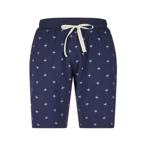 Phil & Co Heren shortama korte pyjama set lichtblauw