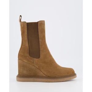 Gibaldi Dames suede wedge chelsea booty