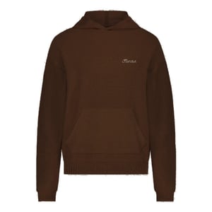 Flaneur Homme Heren signature knit hoodie