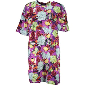 Florale Print Zijde Mini Jurk