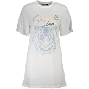 Tijgerkop Geborduurde T-shirt Jurk