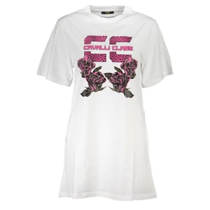 Rosamönstrad T-shirt Klänning
