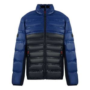 Michael Kors Penton Quilt Fibre Down Blue Jacket