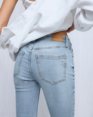 River Island Womens Bootcut Jeans Blue Mid Rise