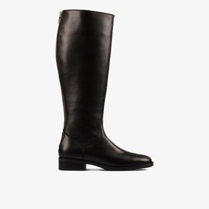 Pure Ride Black Leather Boots