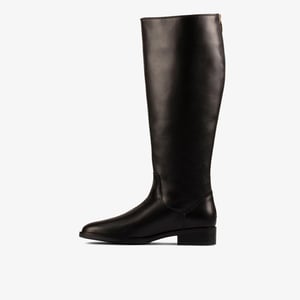 Pure Ride Black Leather Boots