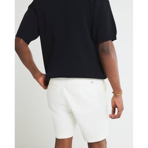 River Island Mens Chino Shorts Cream Slim Fit