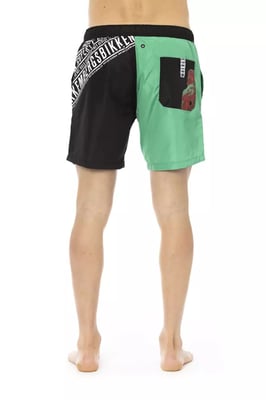 Bikkembergs Badshorts Met Grafische Print