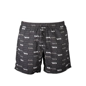 Logo Print Zwemshorts