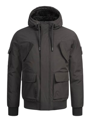 Alessandro Salvarini Herr Vinterjacka AS-432 – Klassisk Med Huv & Fleecefoder