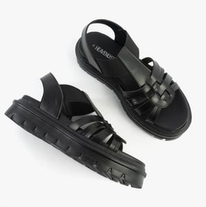 Heavenly Feet Samora Womens Sandals Black