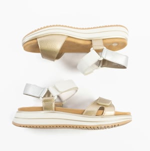 Remonte D1j57-90 Womens Sandals Metallic