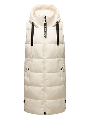 Navahoo dames lange bodywarmer Schnuffelchen – Warm & Stijlvol met Capuchon