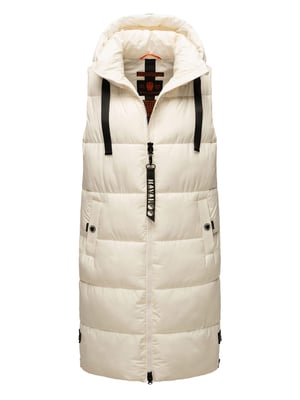 Navahoo dames lange bodywarmer Schnuffelchen – Warm & Stijlvol met Capuchon