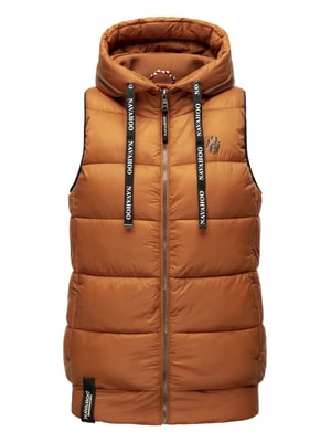 Navahoo Dames Gewatteerde Bodywarmer Kassidy – Licht & Modern met Capuchon