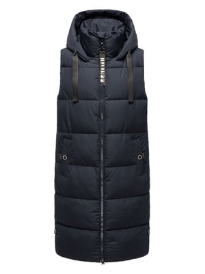 Navahoo dames lange bodywarmer Schnuffelchen – Warm & Stijlvol met Capuchon