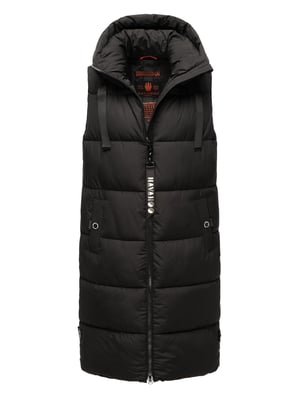 Navahoo dames lange bodywarmer Schnuffelchen – Warm & Stijlvol met Capuchon