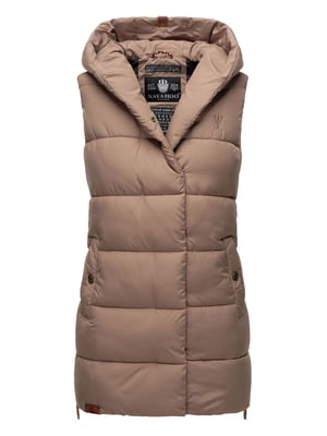 Navahoo dames lange gewatteerde bodywarmer Madilynaa – Warm & Comfortabel