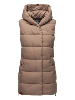 Navahoo dames lange gewatteerde bodywarmer Madilynaa – Warm & Comfortabel