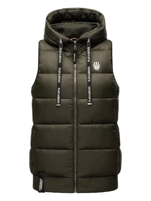 Navahoo Dam Quiltad Västs Kassidy – Lätt & Modern med Huva