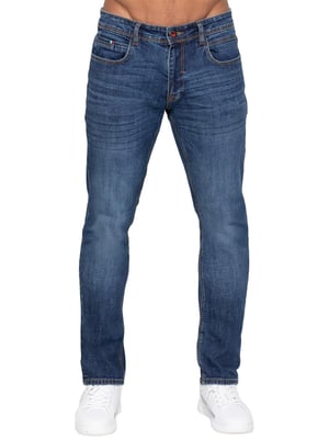 Enzo Milano | Mens Stretch Tapered Jeans