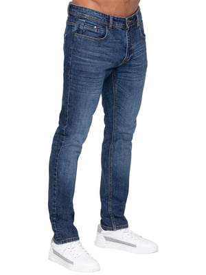 Enzo Milano | Mens Stretch Tapered Jeans