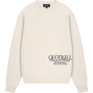 Quotrell Rico knitted crewneck ecru