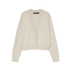 Vero Moda Vmgold art ls v-neck cardigan beige