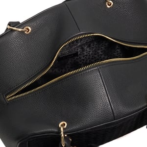 Dune Accessories Decisively - Woven Suede Shoulder Bag