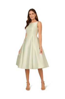 Sleeveless Tea Length Dress