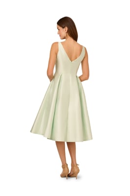 Sleeveless Tea Length Dress