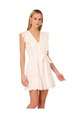 Short Eyelet Dress