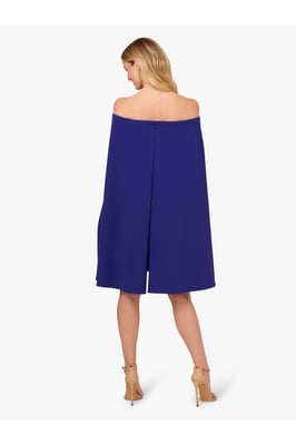 Off Shoulder Cape Dress