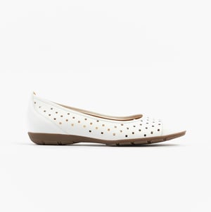 Gabor Ruffle Womens Shoes White