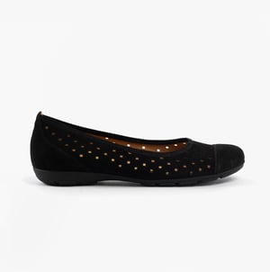 Gabor Ruffle Womens Shoes Black