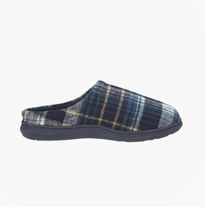 Jo & Joe Inverness Mens Mule Slippers Navy