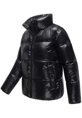Marikoo dam vinterjacka Hazalee i puffer-stil med glansig yta