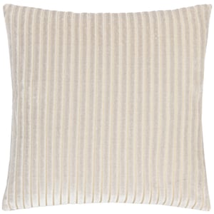 Paoletti Savoy Stripe Velvet Cushion Cover 50cm x 50cm