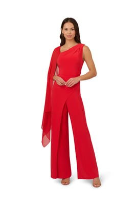Asymmetrical Jersey Jumpsuit