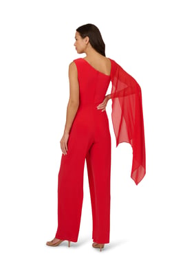 Asymmetrical Jersey Jumpsuit