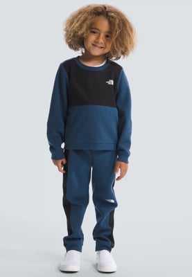 The Nort Face Kids Tech Two Piece Tracksuit Set in Shady Blue