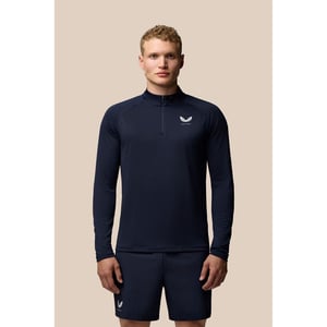 Castore Adapt Training 1/4 Zip Top Polyester Heren Blauw Actieve Kleding T-Shirts