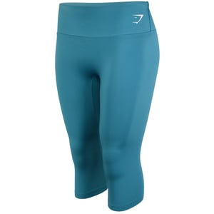 Gymshark Fit Womens Blue Cropped Leggings