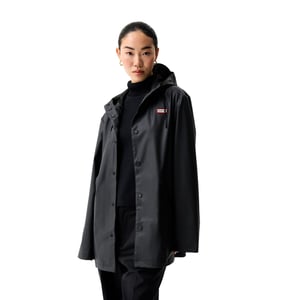Hunter Jo Parka Unisex Volwassenen Zwarte Regenjas