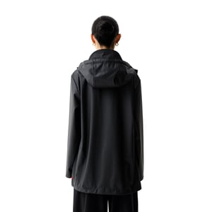 Hunter Jo Parka Unisex Volwassenen Zwarte Regenjas